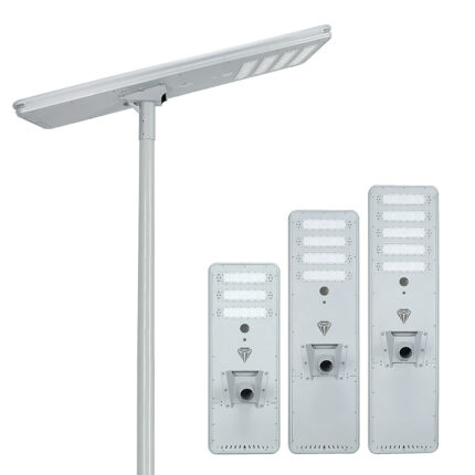 All-in-one IP68 108W Solar Street Light With Aluminum Shell for the Road