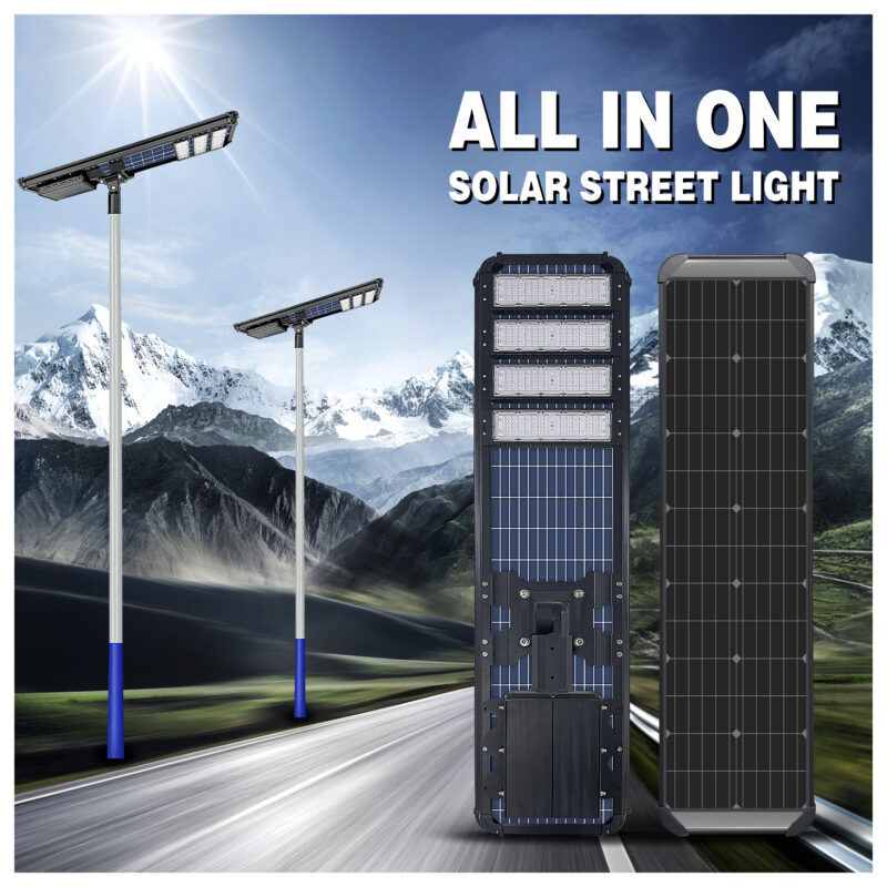 High-efficiency 60W street solar LED lights