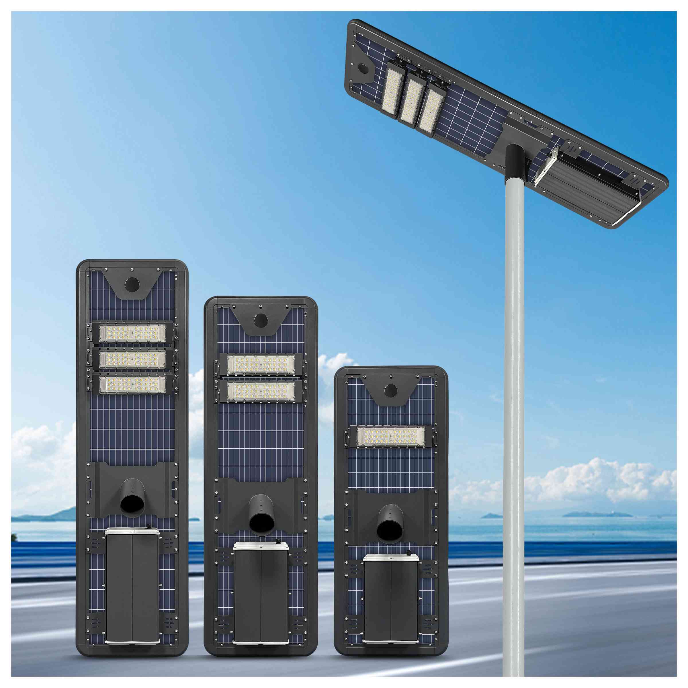 outdoor LED solar street light housing