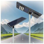 100W solar street light outdoor