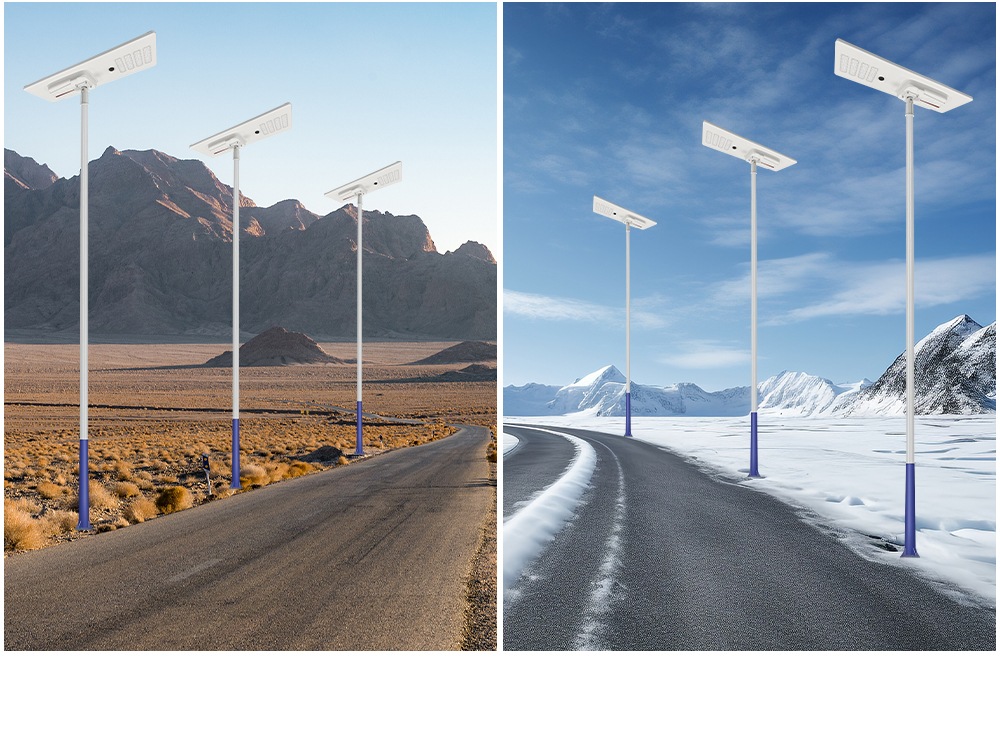 Full wattages solar street light
