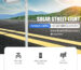 solar integrated street lights